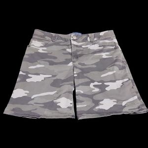 Democracy "Ab"solution Women's Camouflage Shorts Size 12 EUC